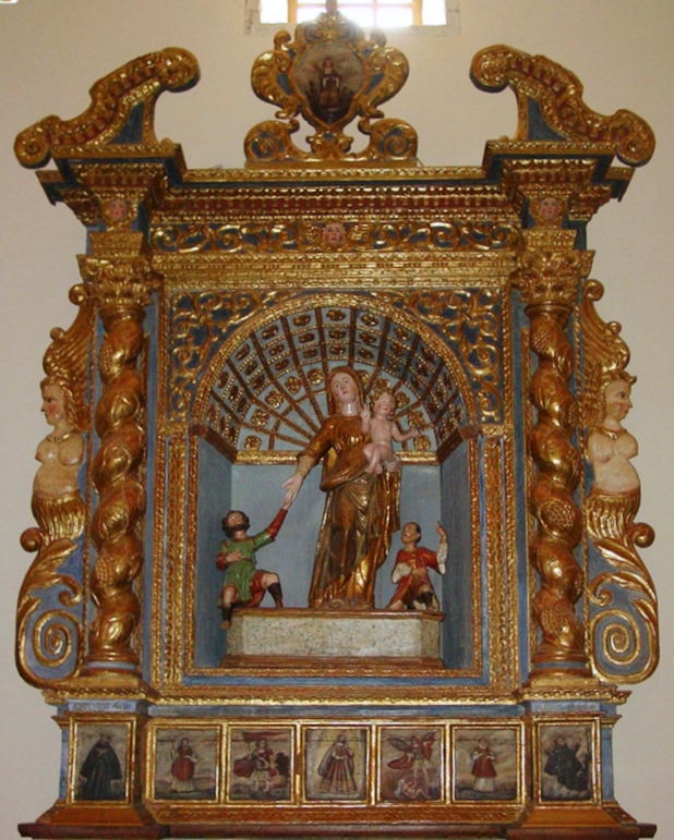 Sardara, retablo della Madonna d'Itria - www.sardegnadigitallibrary.it