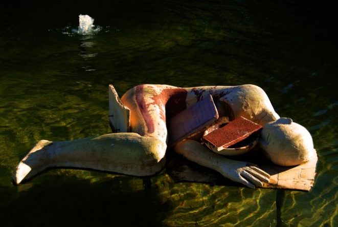 Mimmo Paladino - Sleeper - Cagliari, Galleria Comunale. Photo by P. Angelotti